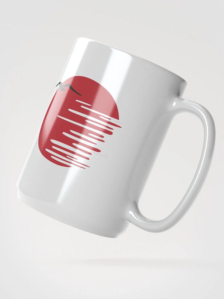 Japanese Art Abstract Sunshine and bird Pattern Mug product image (2)