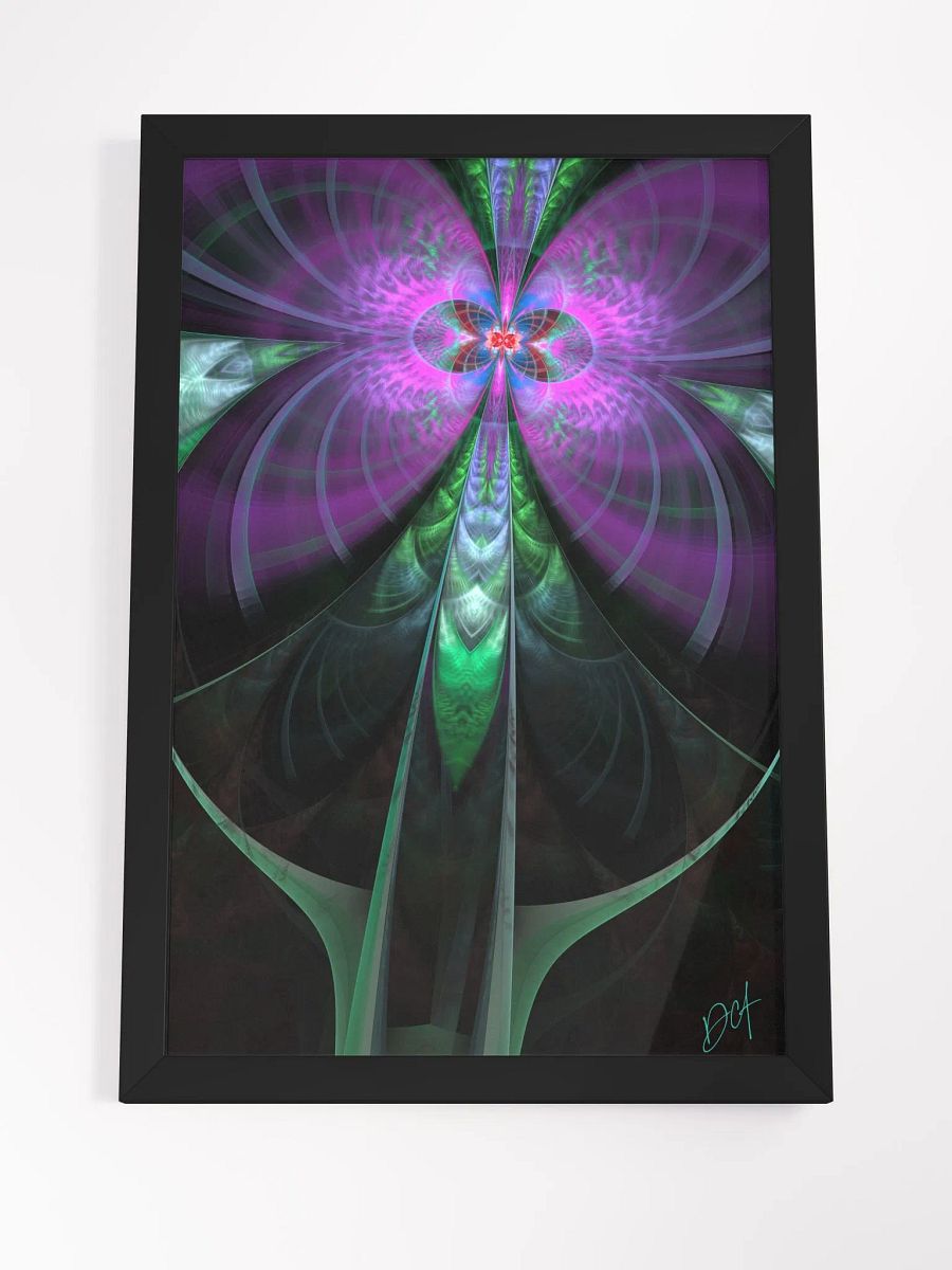 Purple Schmetterling Soul - Framed Matte Poster product image (4)