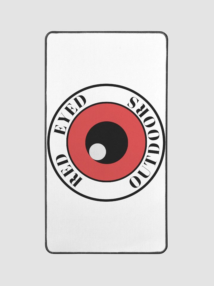 RED EYED Desk Mat (12”x 22”) product image (1)