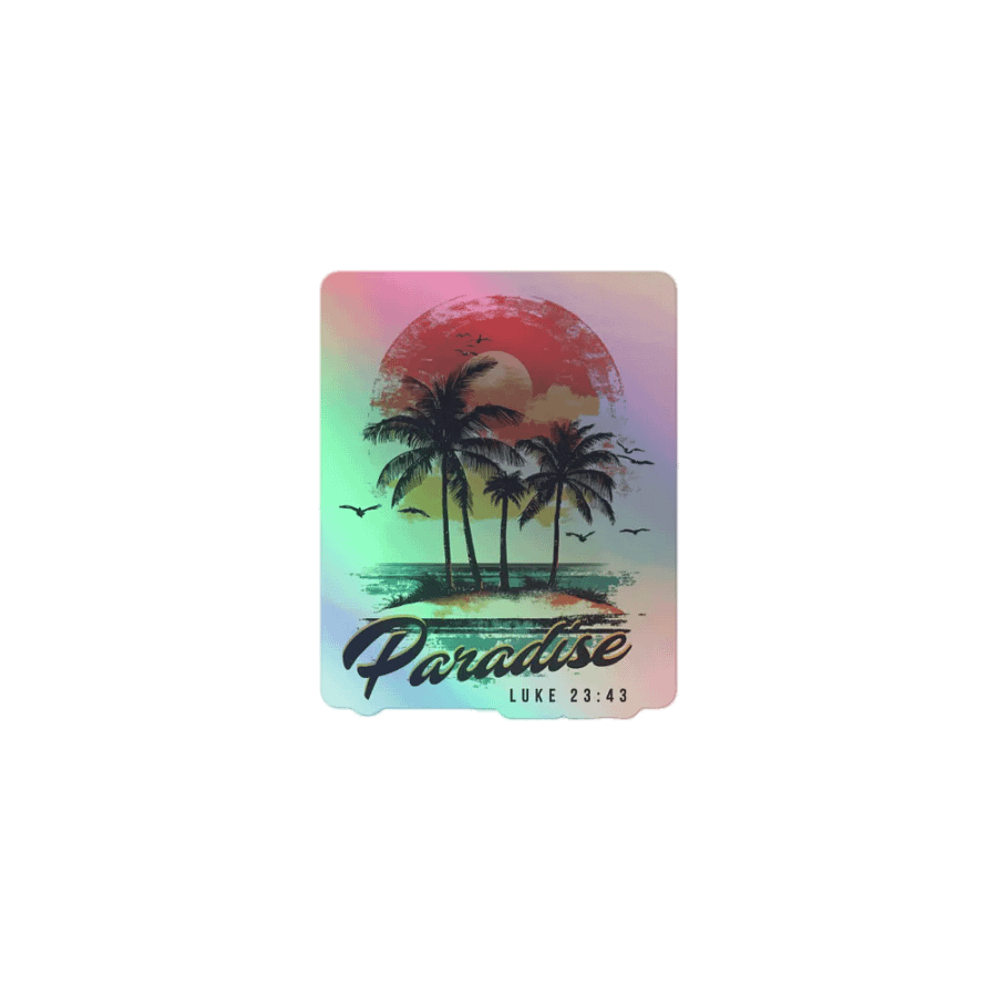 Paradise Holographic Sticker product image (1)