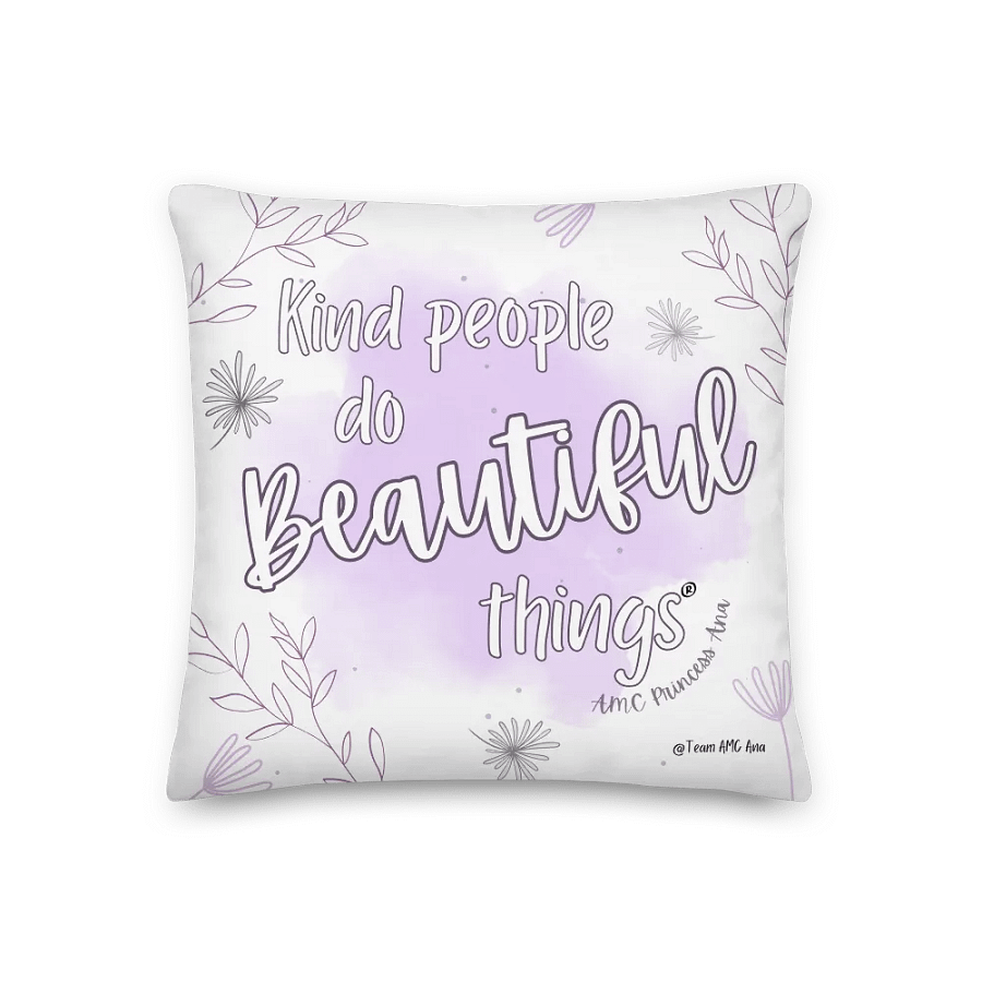 KPDBT - White/Purple Pillow product image (1)