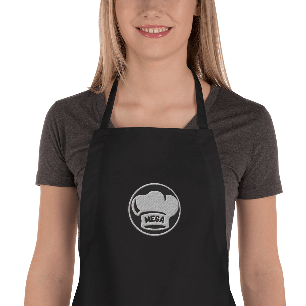 White Chef Hat Logo Apron product image (1)