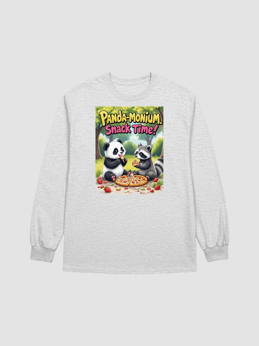 Panda-monium Snack Time Long Sleeve Tee product image (9)