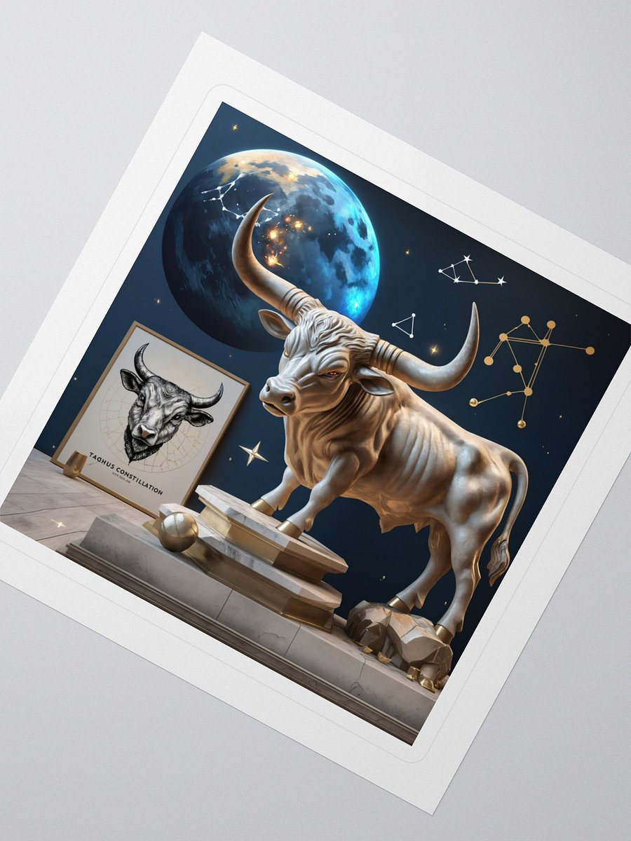 Taurus Constellation Bull Kiss Cut Stickers product image (2)