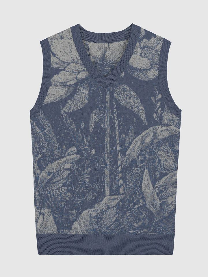 Noir Jungle II Knitted V-Neck Vest product image (4)