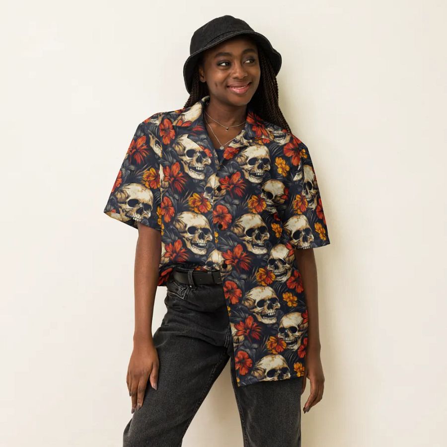 Hawaiian Shirt - Halloween Skulls product image (6)