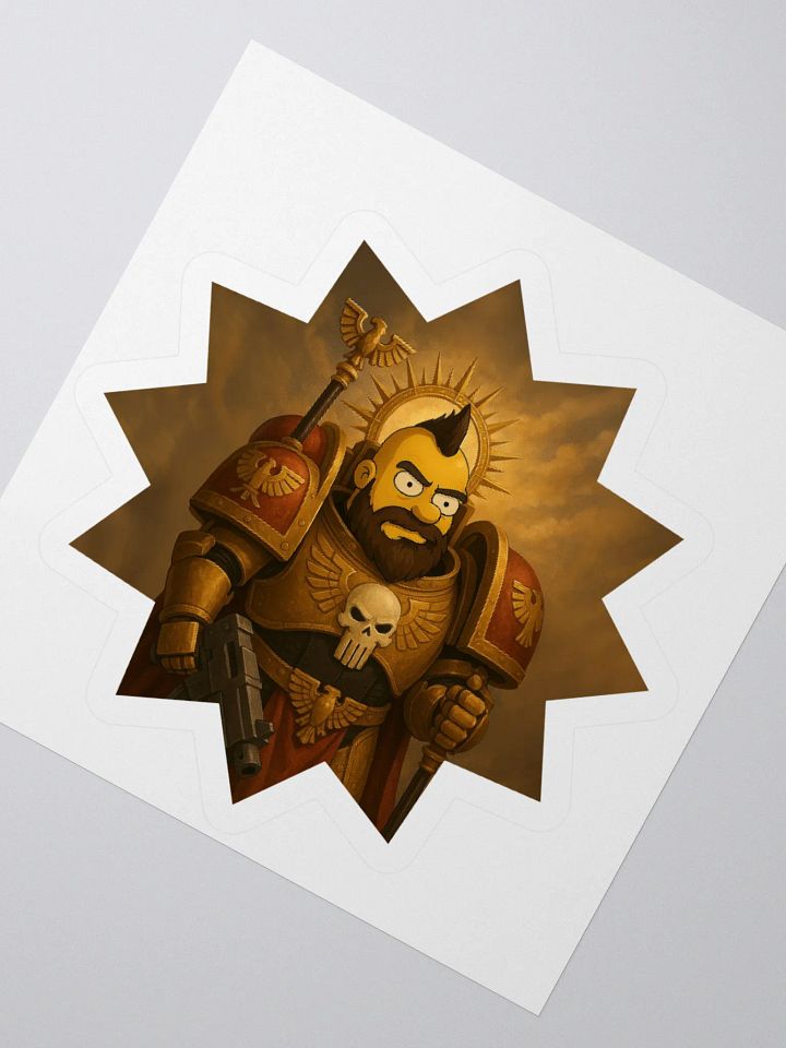 God Emperor JT Savage III Kiss Cut Stickers product image (6)
