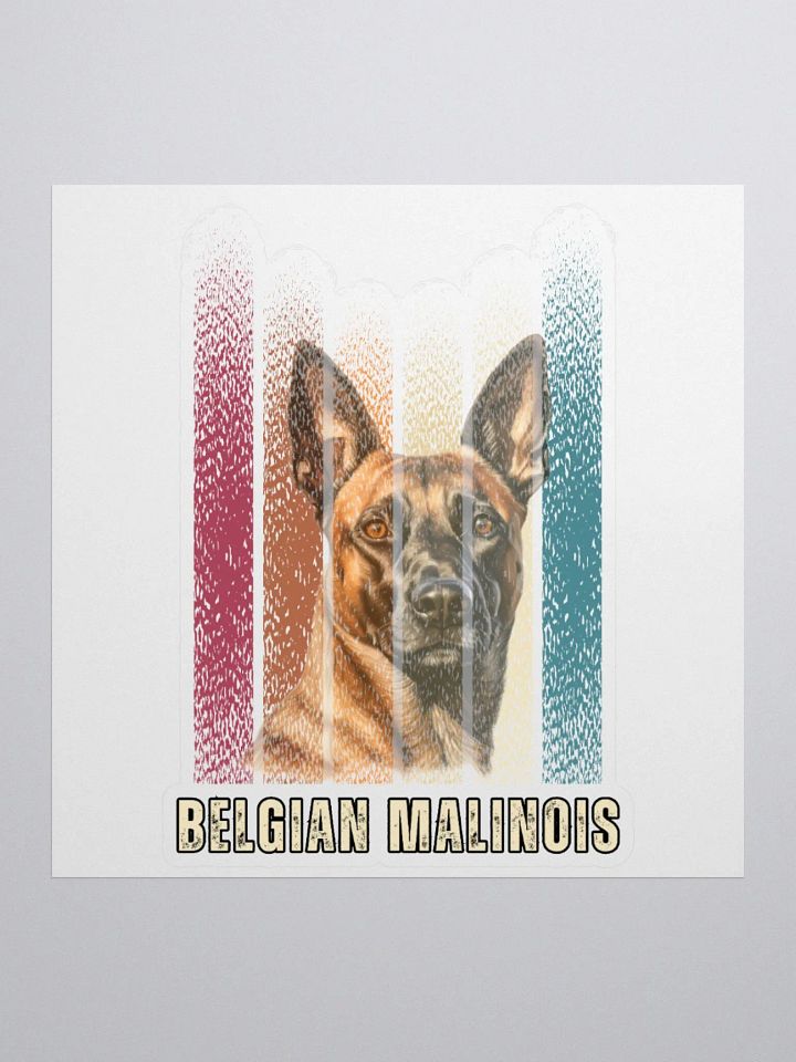 Belgian Malinois Gradation Color Sticker product image (1)