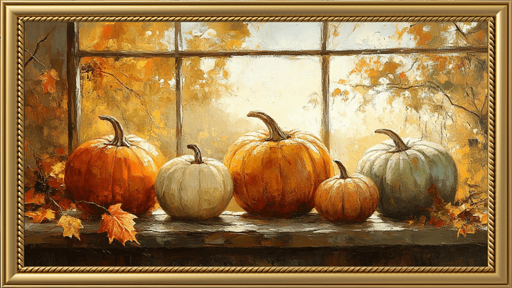 Vintage Fall Cozy Setting - No Frame, Digital Download product image (1)