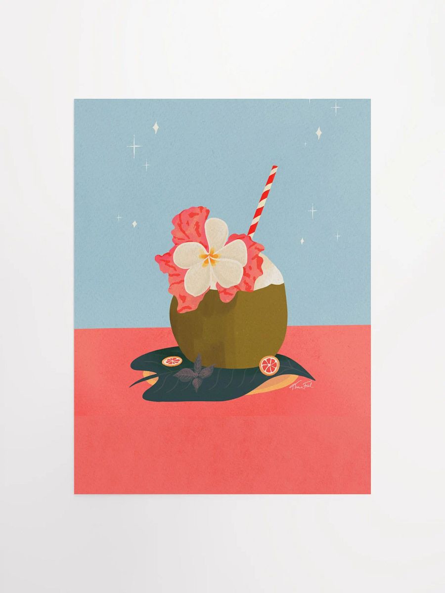 Juicy Coconut Drink • Matte Paper Poster product image (5)