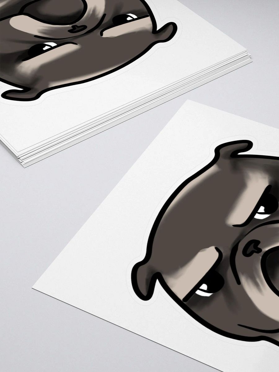 Grumpy Pug Sticker product image (7)
