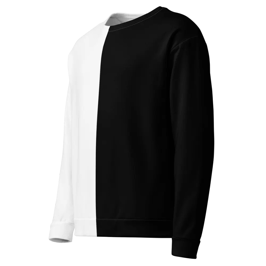 Half Black Half White Sweatshirt product image (5)