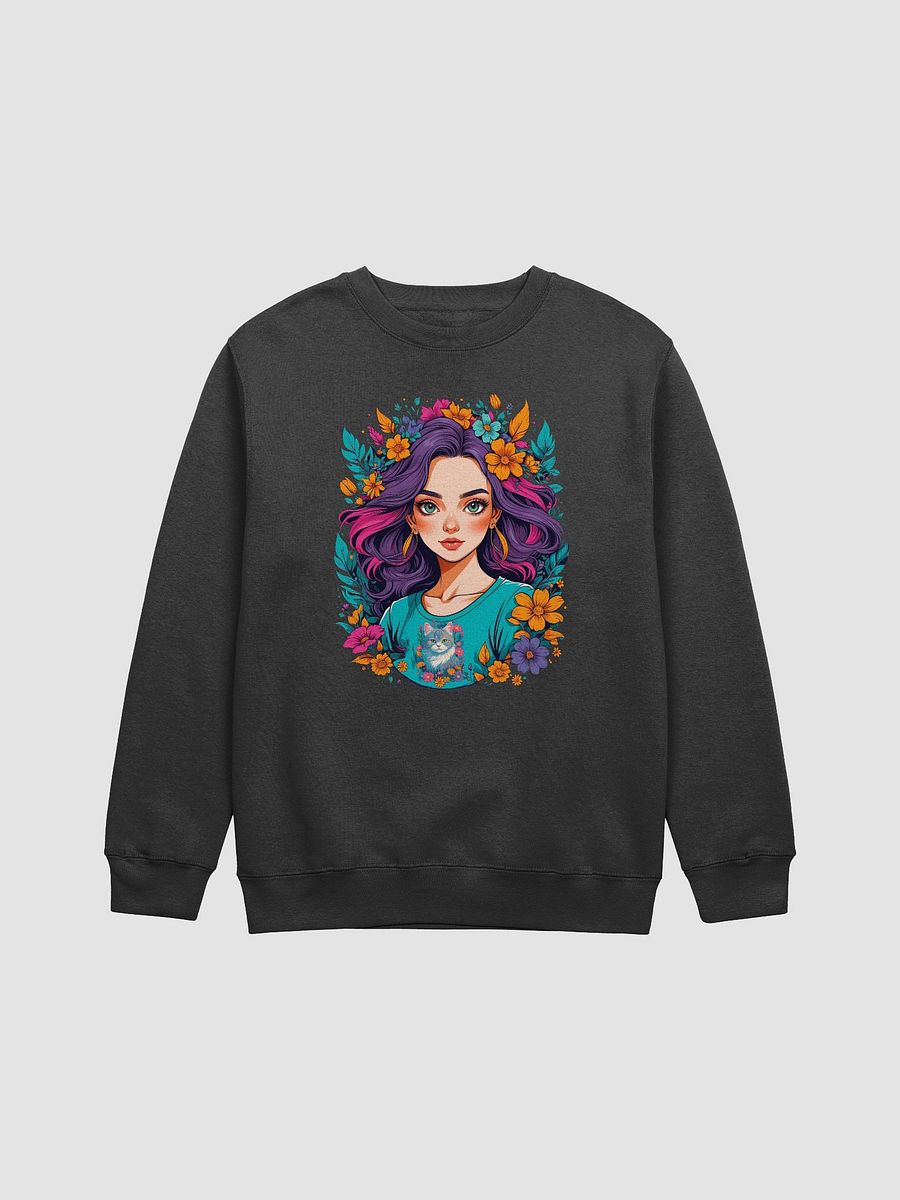 Bloomcore Flower Girl v2- Lane Seven Premium Crewneck Sweatshirt product image (2)