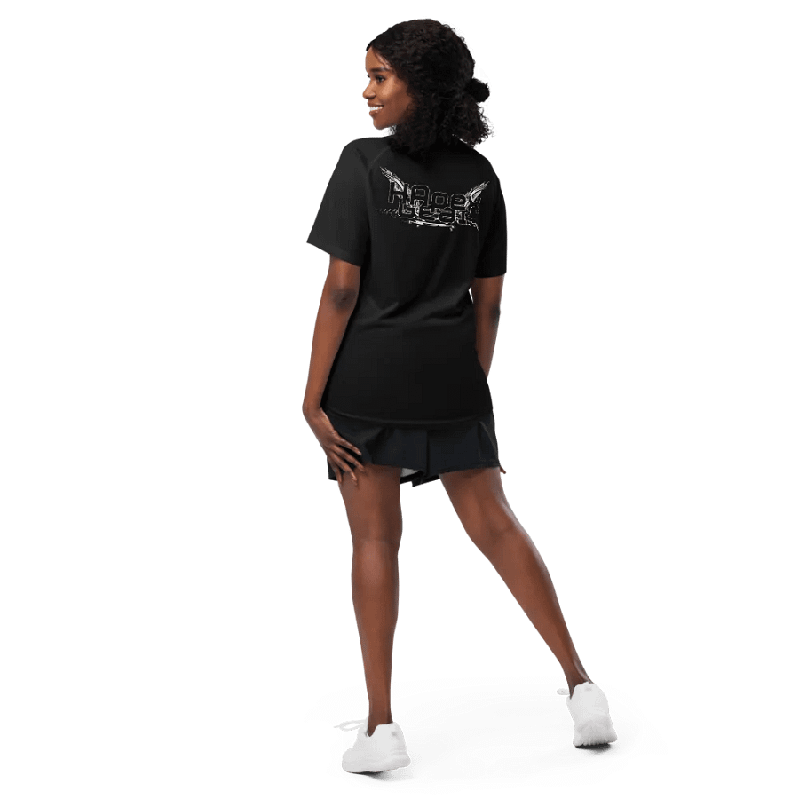 Unisex Sports Jersey - Black HApex Gear White Logo product image (5)