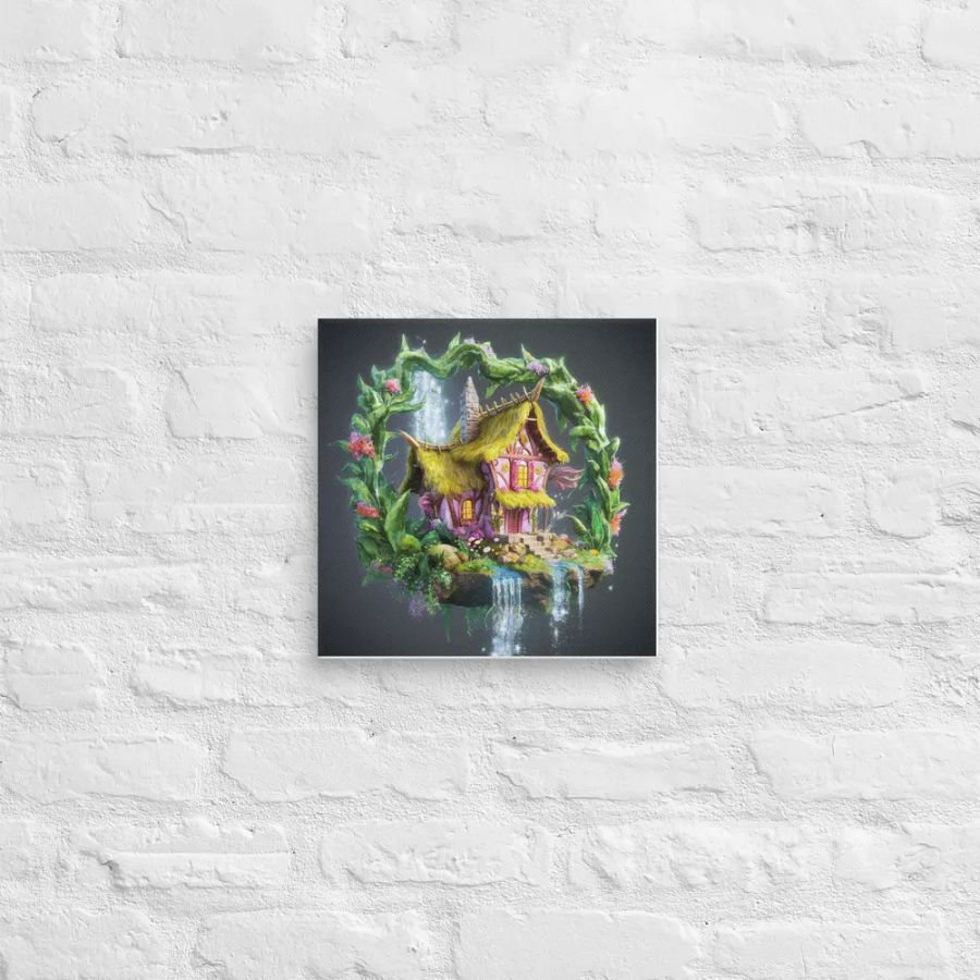 Watercolour Fairy House Art - v15 product image (12)