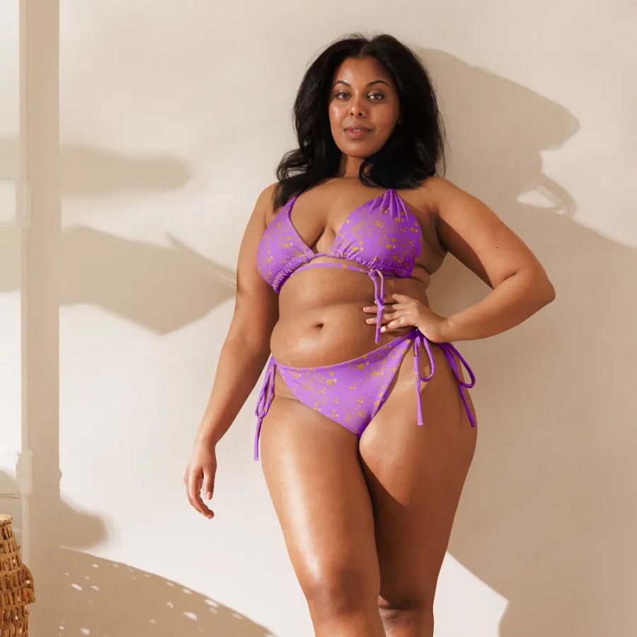 Golden Garden Recycled String Bikini product image (8)