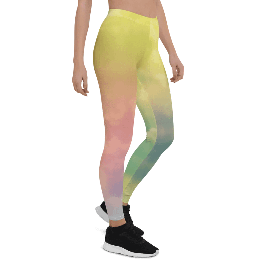 Blur cloud rainbow Design Legging - V12 product image (7)