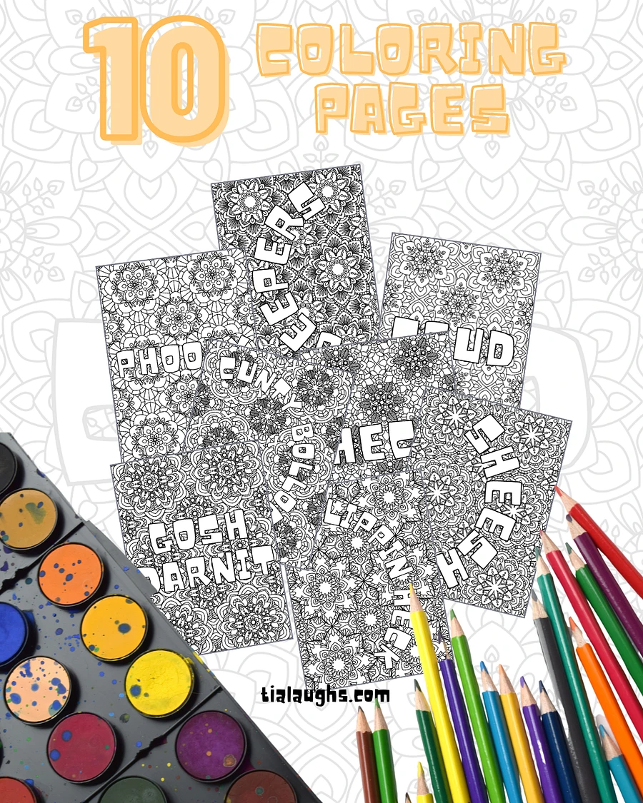Alternative Swear Word Coloring Pages product image (6)