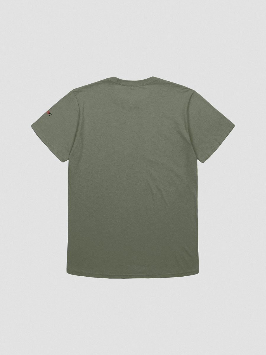 'Again!' Embroidered Emblem Unisex T-Shirt (Military Green) product image (2)