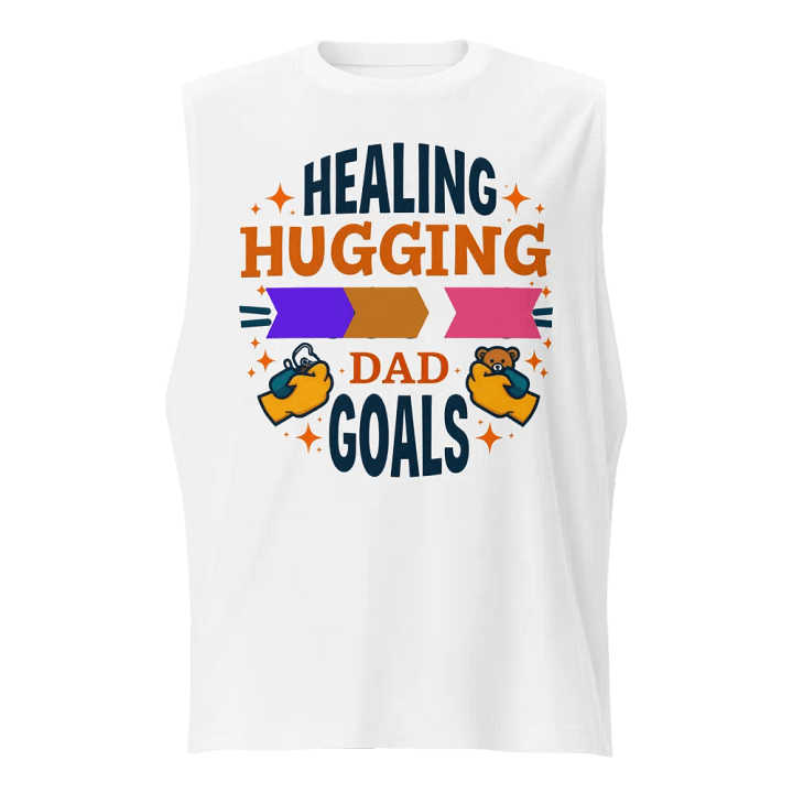 Healing Hugging Dad Muscle Tank product image (5)