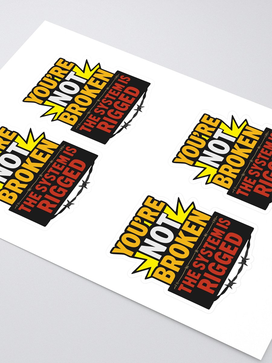 You're NOT Broken Sticker Sheet product image (2)