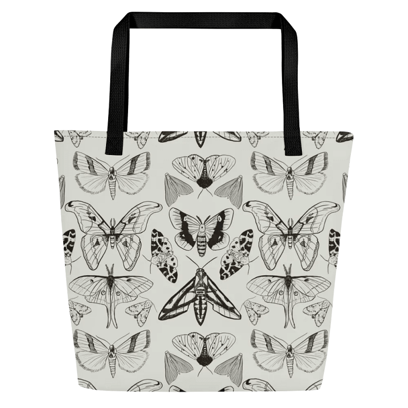 Nocturnal Cream Tote Bag