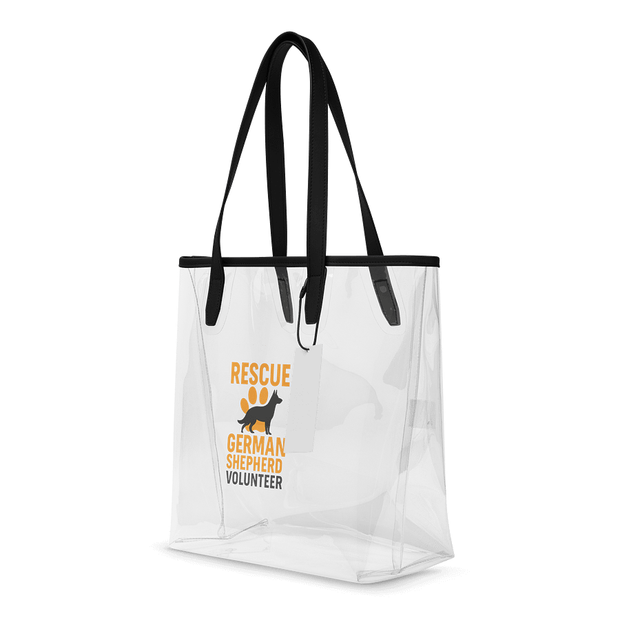 Rescue Shepherd Clear Tote Bag product image (4)