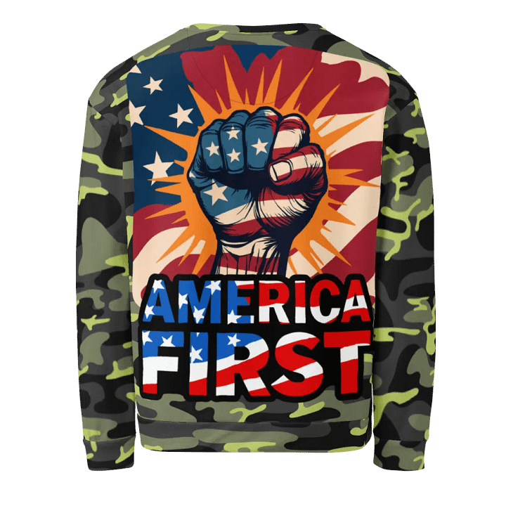 Sweatshirt: America First product image (2)