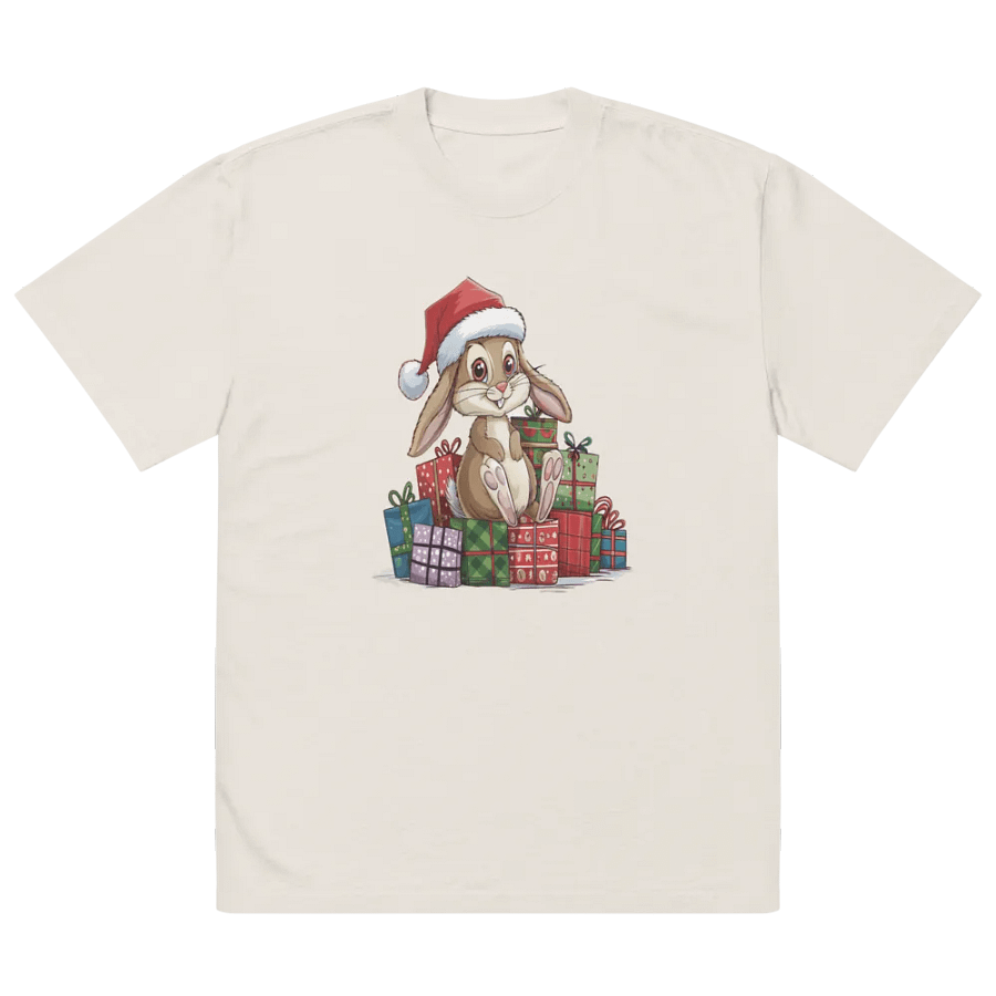 Santa Bunny AS Colour Premium Oversized Faded T-Shirt product image (8)