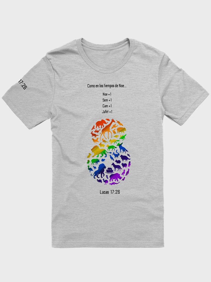 Playera "Como en los días de Noé" – El Remanente de Ocho product image (3)
