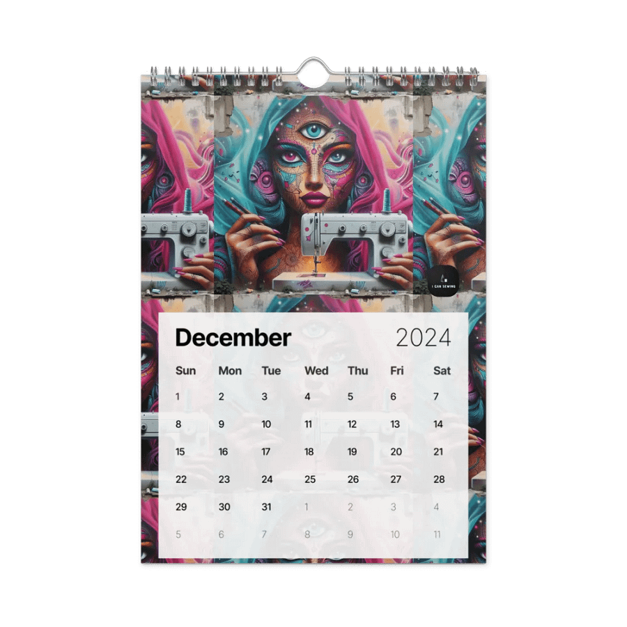 Wall Calendar (2024) - Colorful Graffiti Theme product image (4)