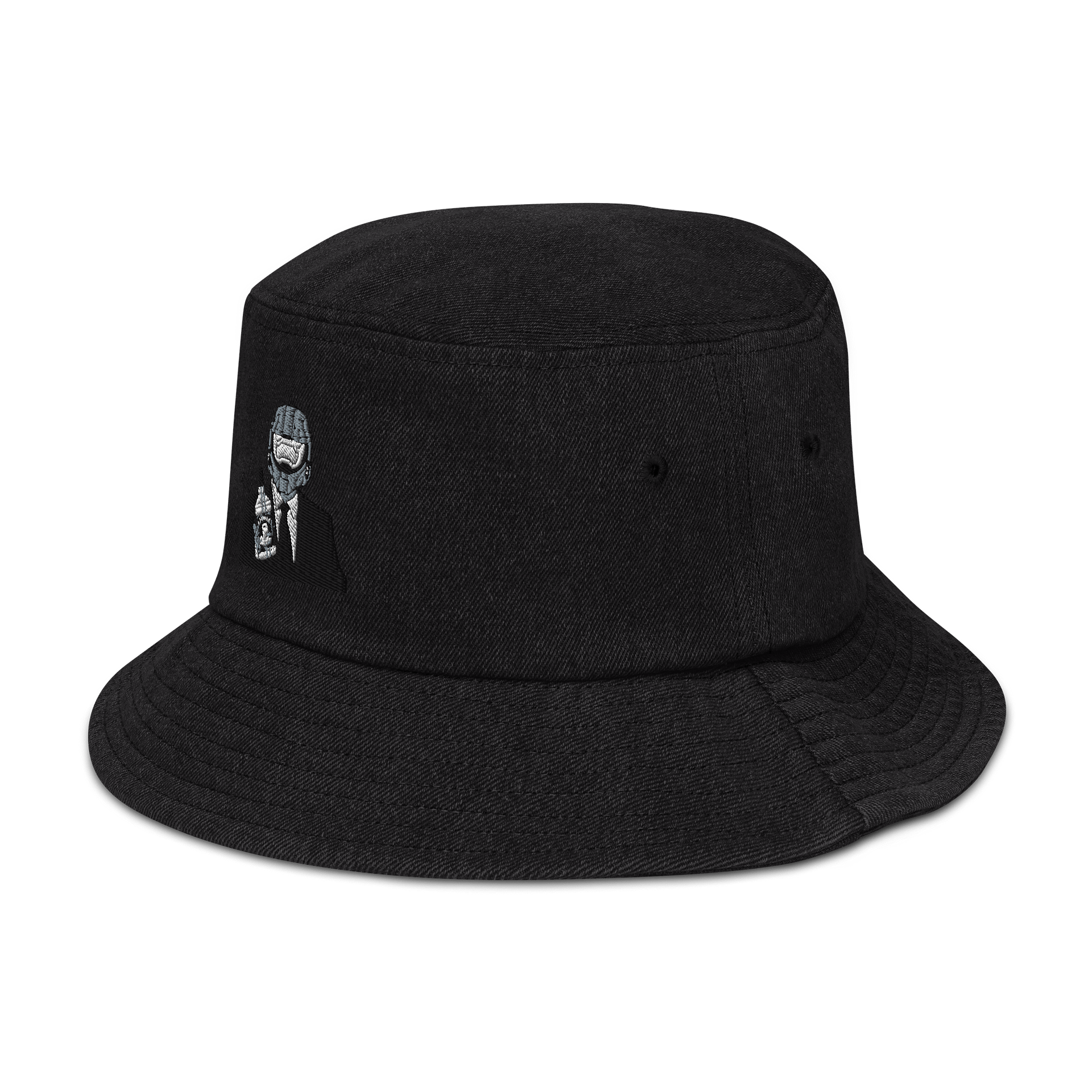 Lovable Classic Canvas Black White Bucket Hat product image (4)