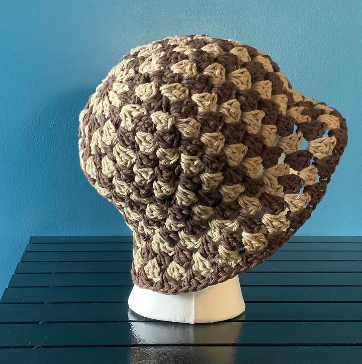 Brown and jute Bucket Hat product image (2)