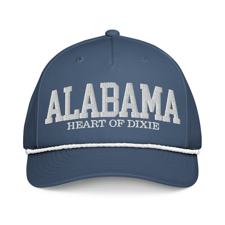 Alabama Heart of Dixie Embroidered Classic Golf Rope Cap product image (5)