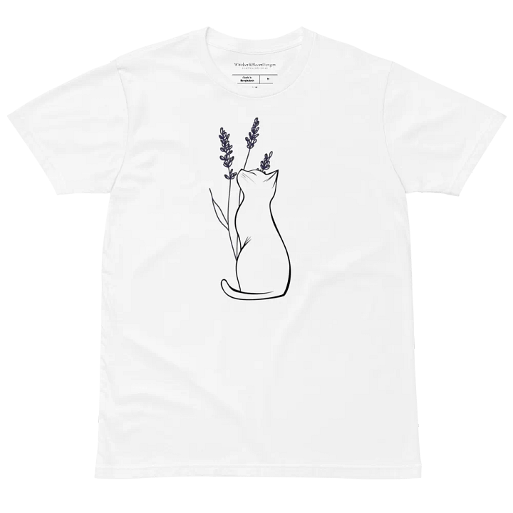 Lavender Cat Supreme Comfort Unisex T-Shirt product image (2)