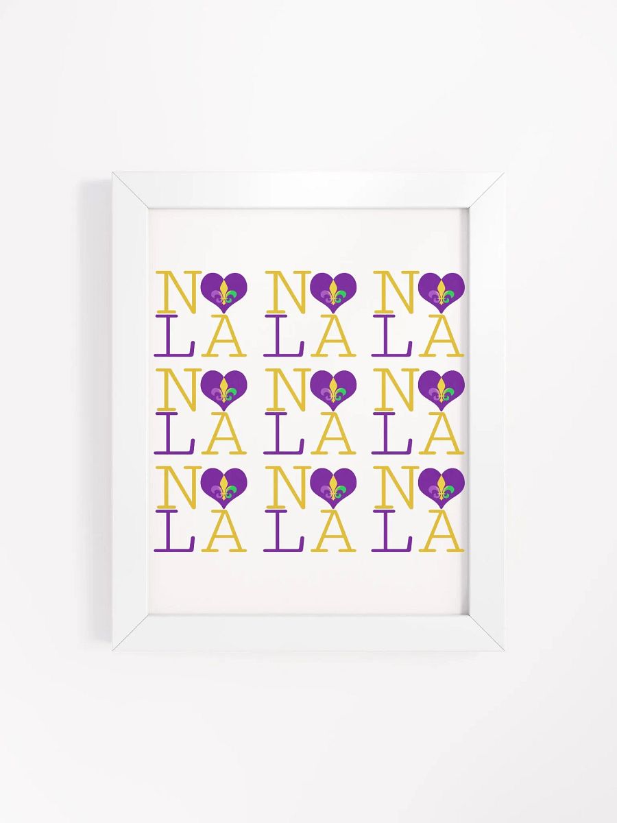 I LOVE NOLA **LEGACY POSTER** (MARDI GRAS 3) product image (4)