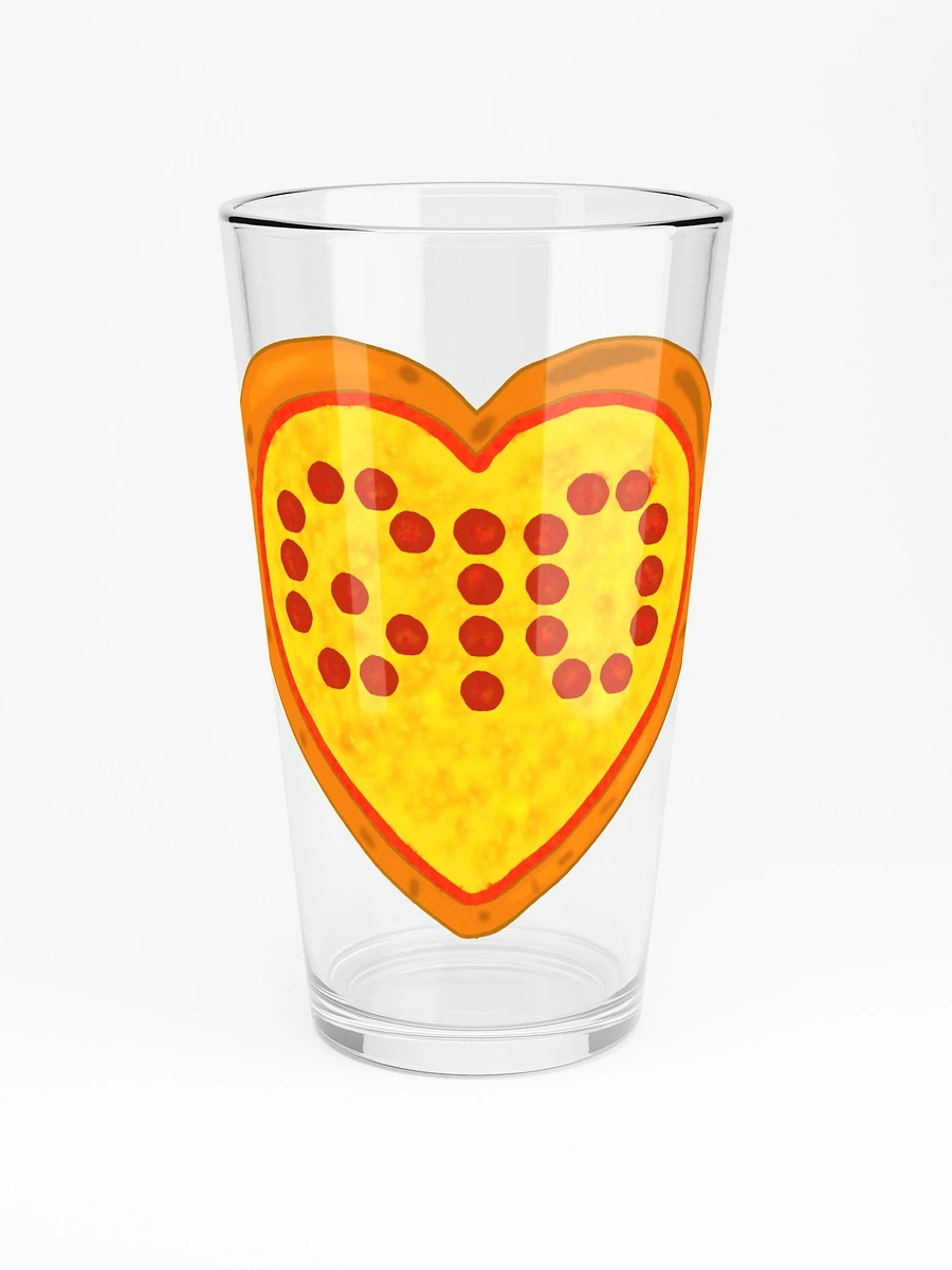 TheFirstGio Pizza Heart Pint Glass product image (3)