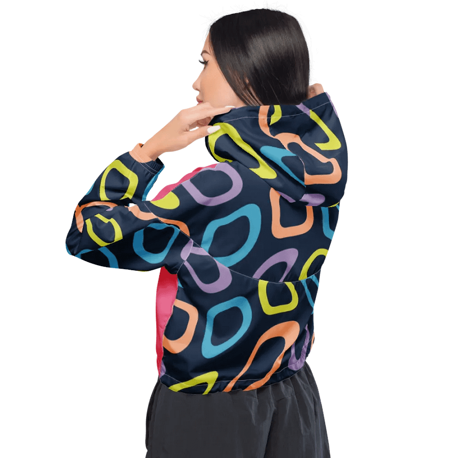 Pink Power Mesh: Women's Cropped Windbreaker product image (3)