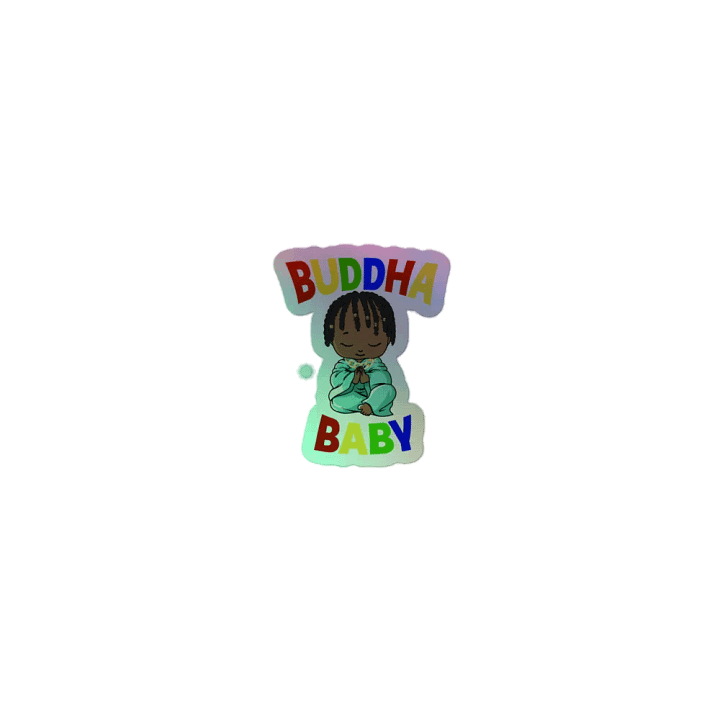 Buddha Baby Holographic Sticker Set product image (1)