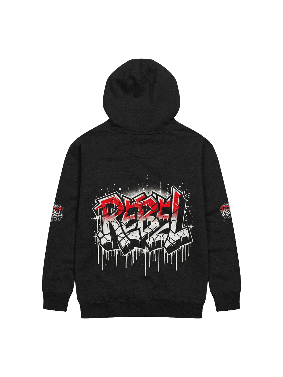 REBEL | Urban Graffiti Tag T-Shirt for Skaters and Outlaws product image (2)