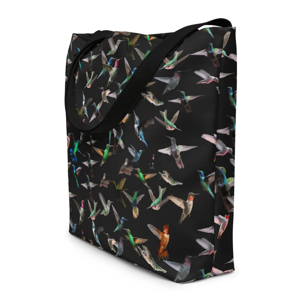 colorful hummingbirds tote for birders friends moms product image (8)