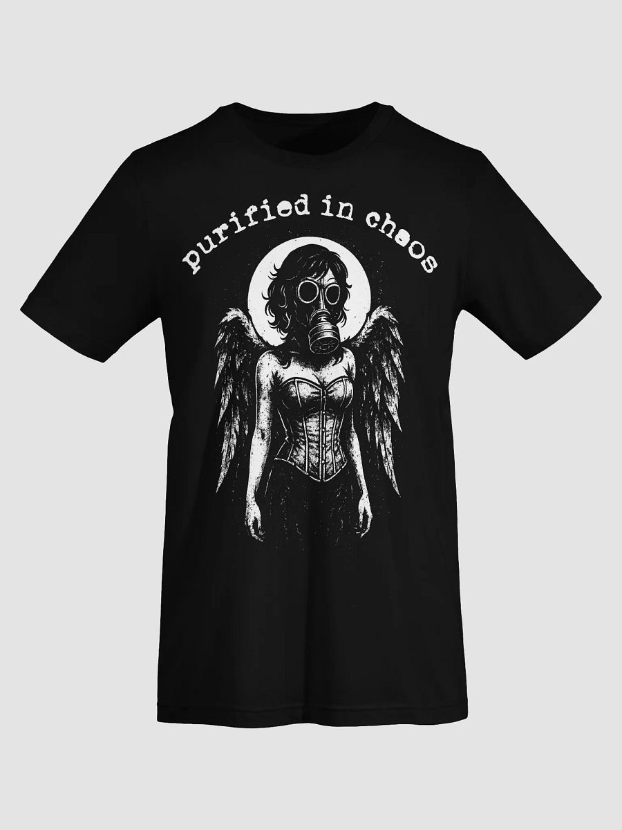 Purified in Chaos Tee – Post-Apocalyptic Angel Gothic Punk Shirt product image (9)