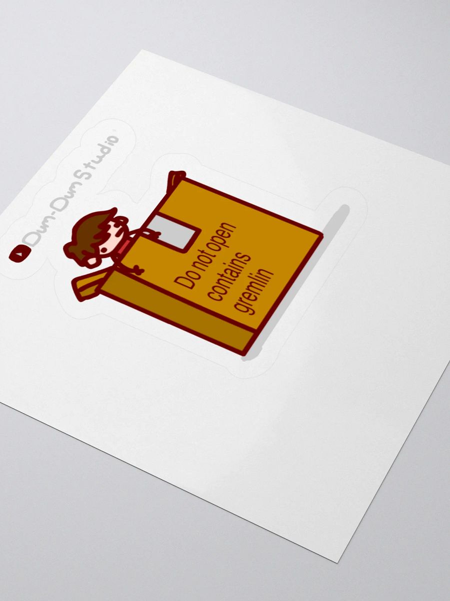 Do not open (contains gremlin) dum dum sticker product image (10)