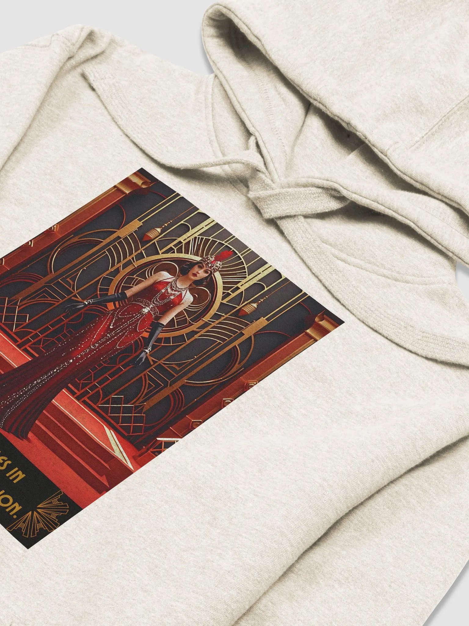 Rewrite the Rules in Red Lipstick and Rebellion 1920s Inspired - Hoodie product image (4)