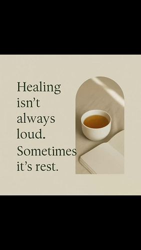 quiet days are part of the work too.
☁️🕊️ #HealingIsNotLinear #RestToBloom #CalmIsAChoice