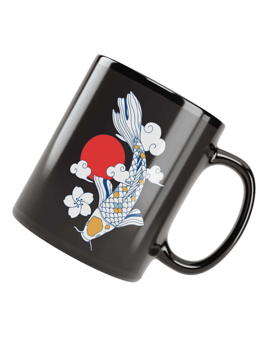 Koi Fish Black Mug product image (3)