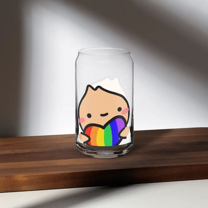 Dumpling Pride Heart | Can-Shaped Glass product image (2)