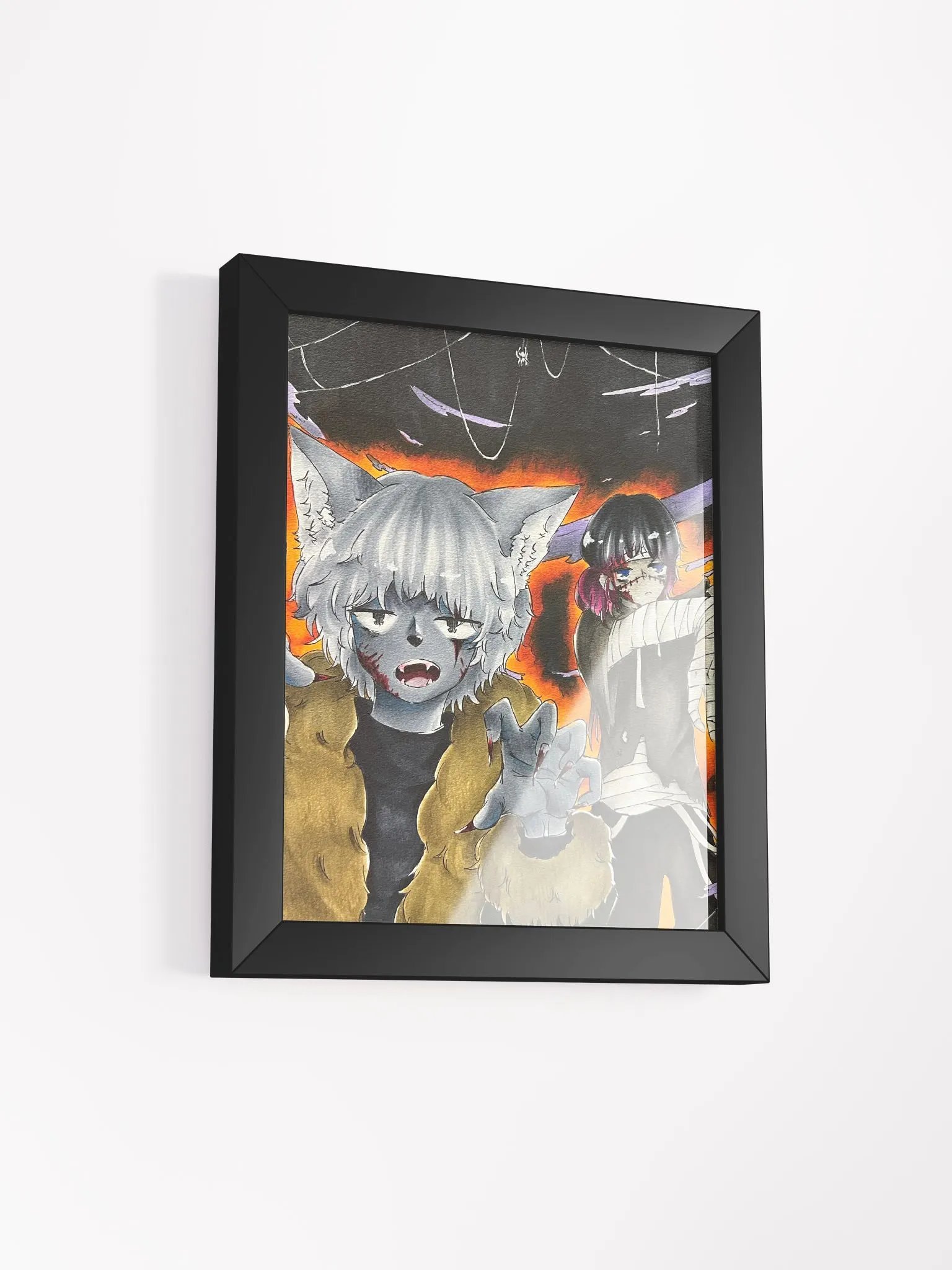 Werewolf and Mummy - Framed Matte Poster product image (7)