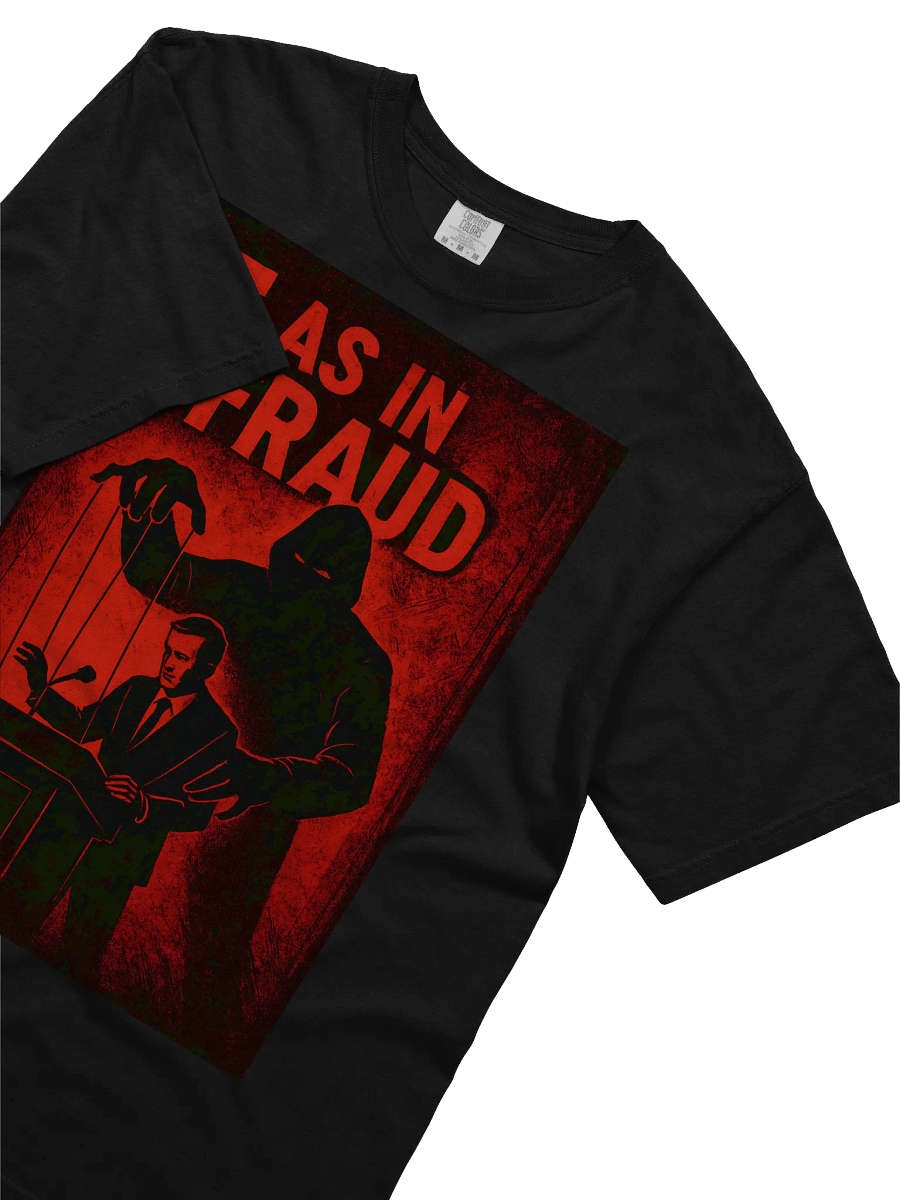 F as in fraud t-shirt by dark alphabet product image (34)