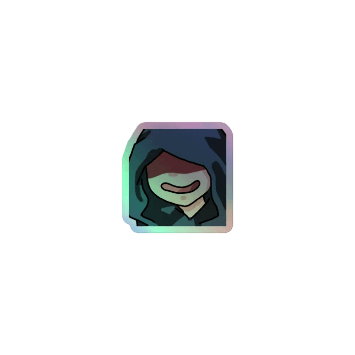 Chaabbz Evil Holographic Emote Sticker product image (1)